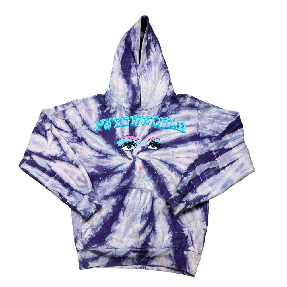 Psychworld Dream State Tie Dye Graphic Hoodie Men's Small